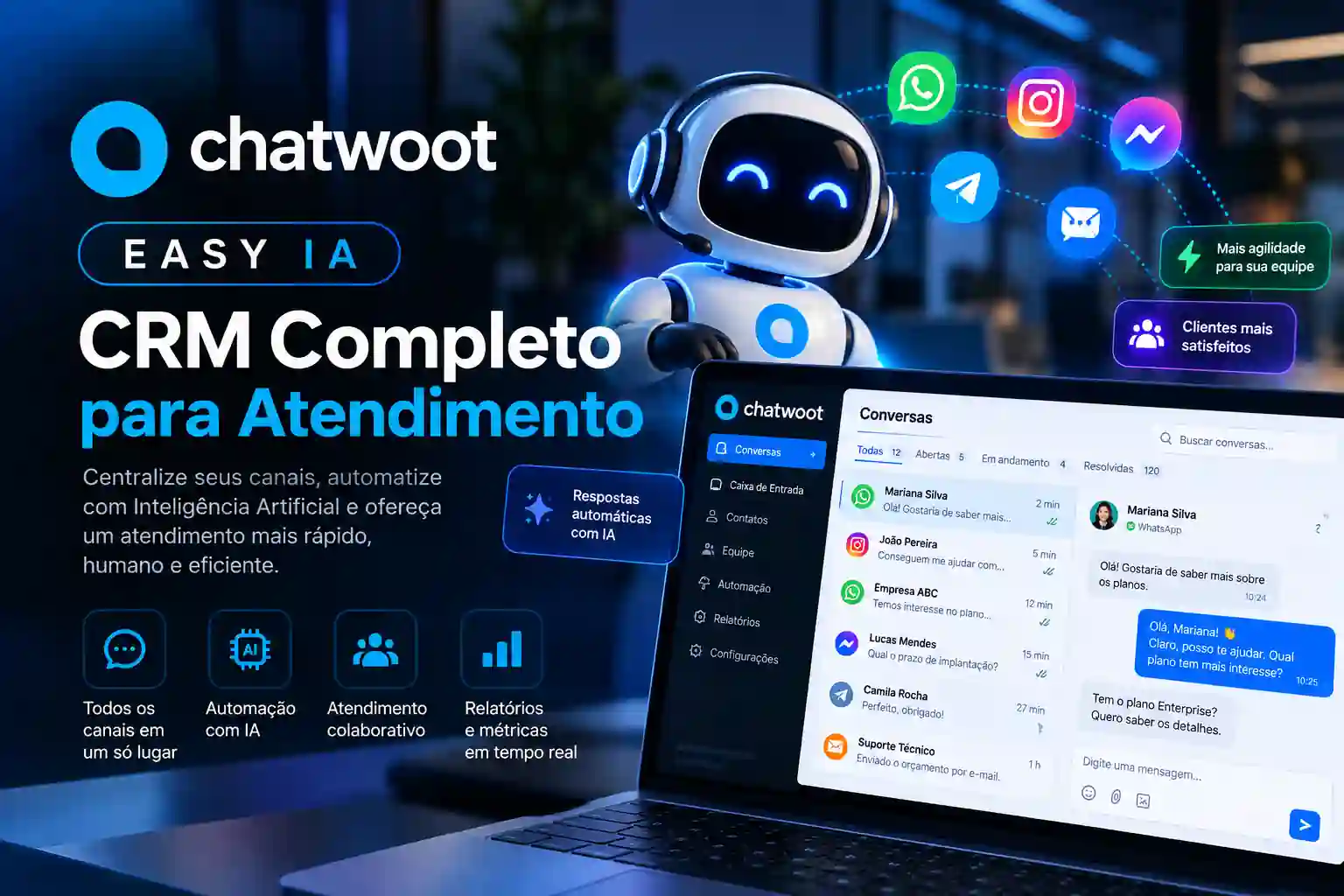 Chatwoot PRO EASY